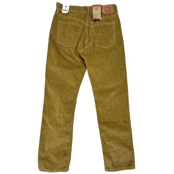 Levis Pants Womens 30x29 Brown Corduroy Stretch Preppy Casual NWT IRREGULAR 5222 - Picture 1 of 13
